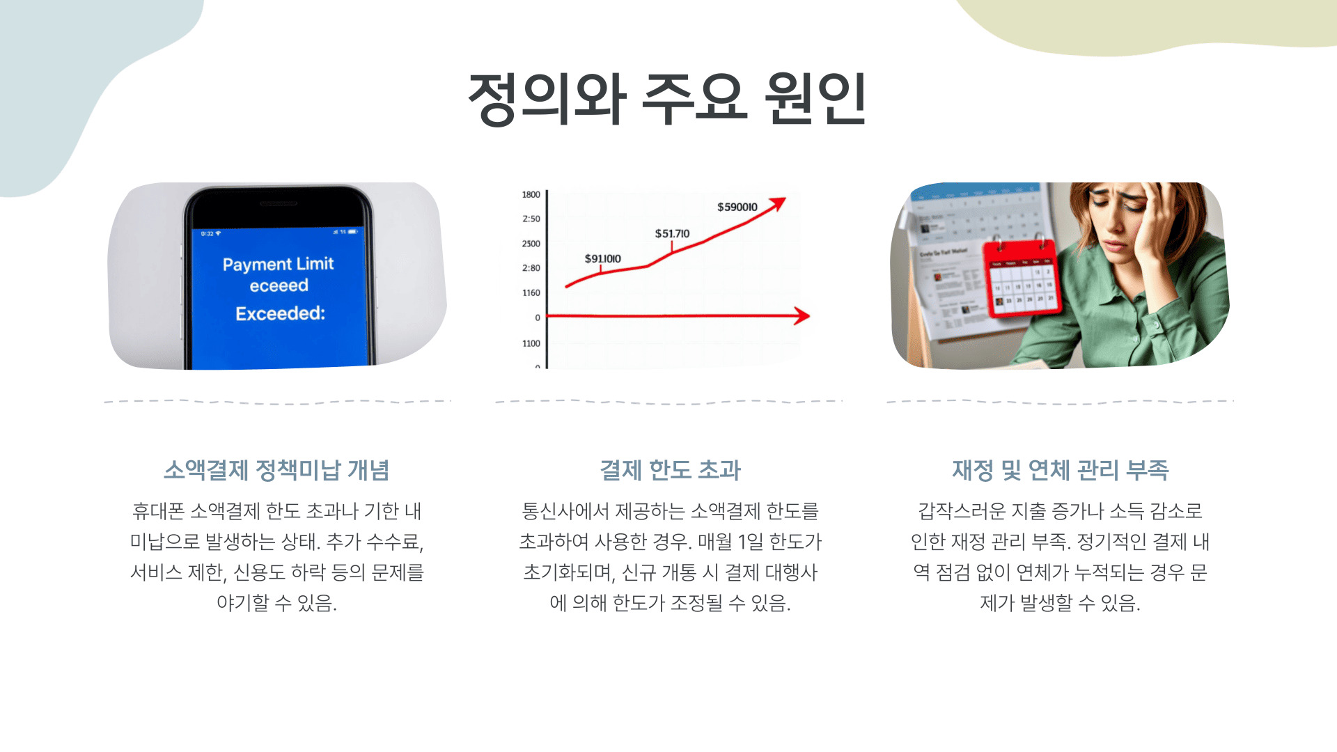 정의와 주요 원인